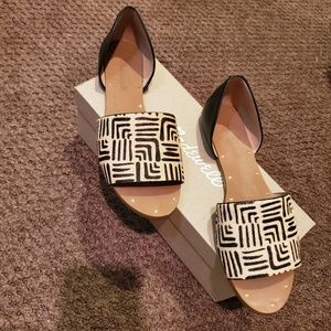 Madewell Thea Sandal calf hair size 6